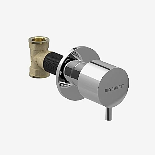 GEBERIT 1/2" Ankastre Stop Valf Seti (Alt+üst gövde)
