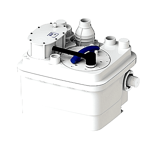 SANIHYDRO SANICUBIC-1 Hazneli Bıçaklı Atık Su Pompası Tek Motorlu 